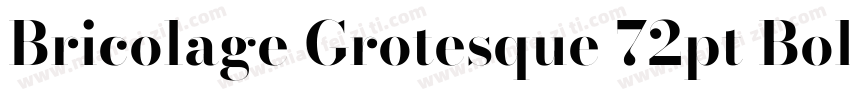 Bricolage Grotesque 72pt Bold字体转换